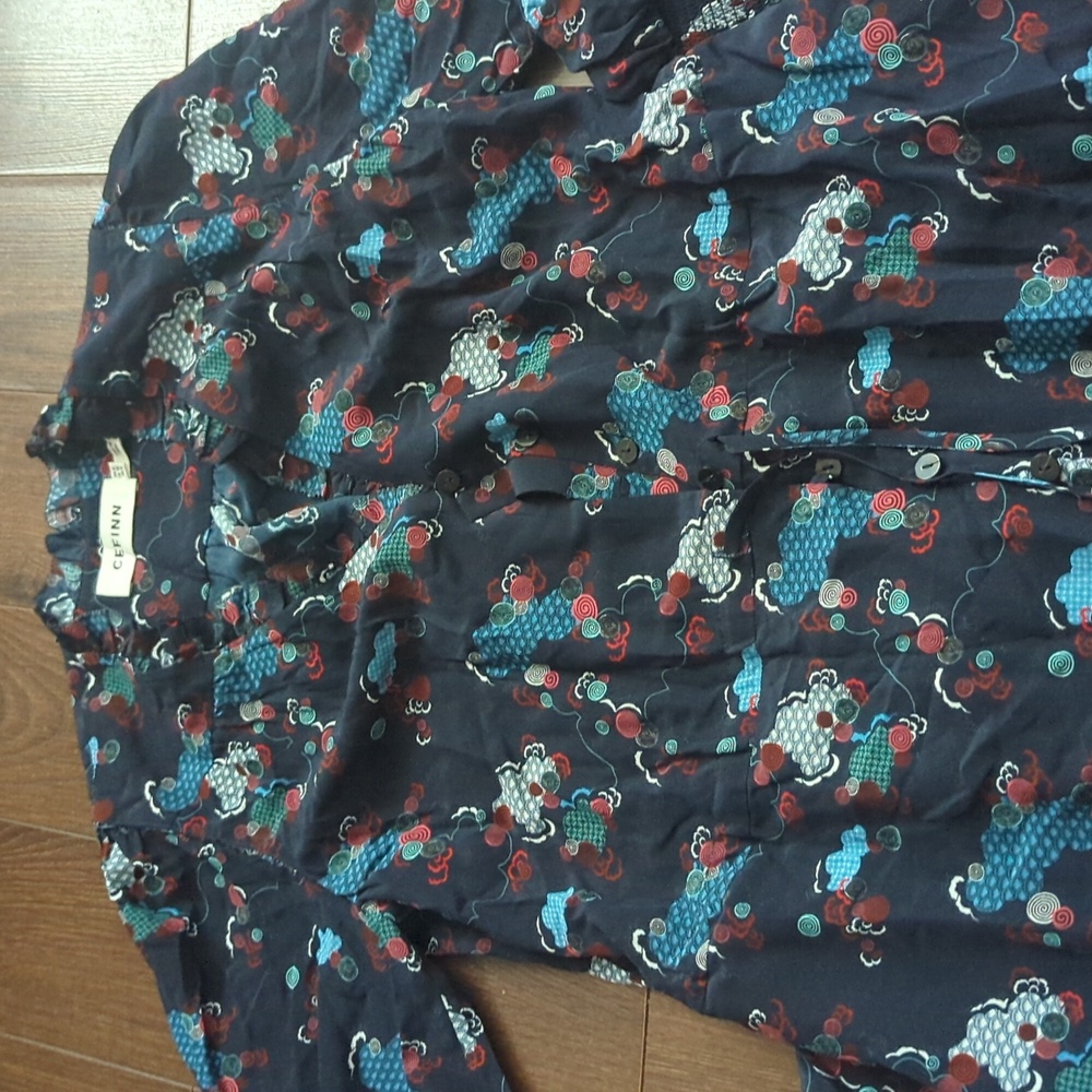 Cefinn Midi Length Silk Dress - Picture 6 of 15